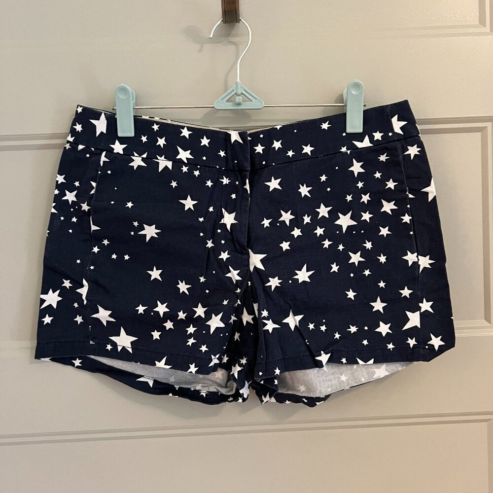 J Crew Navy shorts with Stars size 4